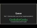 Queue Set 1 Introduction and Array Implementation GeeksforGeeks