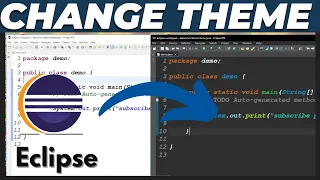 How to Change Color Theme in Eclipse IDE Switch Dark and Light themes
