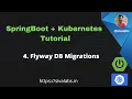 Spring Boot Kubernetes Tutorial Series - Part 4 Database Migrations using Flyway