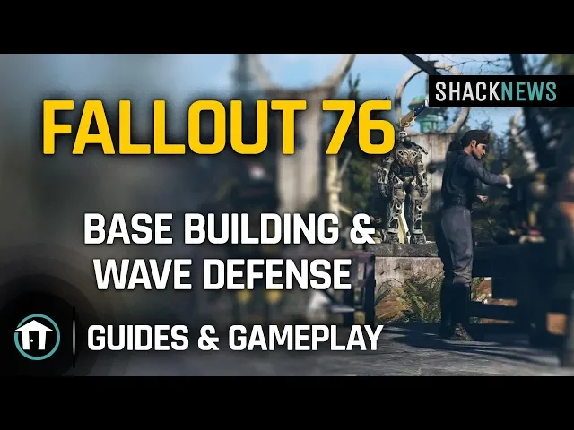 Fallout 76 Gameplay - Base Building &amp; Wave Defense