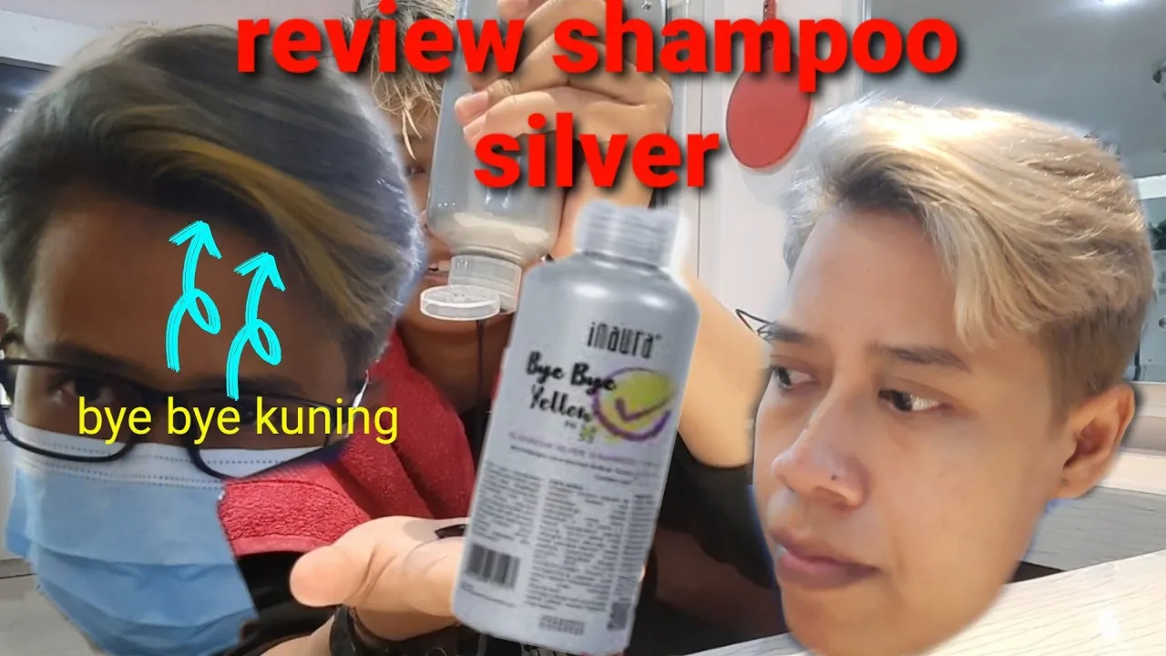 Cara ngilangin rambut kuning akibat bleaching!! Review SILVER SHAMPOO L'Oreal!