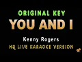 Download Lagu YOU AND I - Kenny Rogers (HQ KARAOKE VERSION)