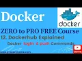 12 Dockerhub Explained docker login Docker push command Docker ZERO to PRO Free course - 2024