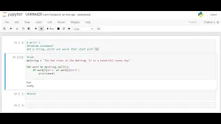 Python Drill 7 Capitalize first and fourth letter in a word