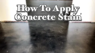 How To Apply Concrete Stain