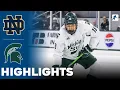 Notre Dame vs Michigan State | NCAA College Hockey | Highlights - November 15, 2025