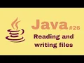 Java Beginner Course reading and writing files