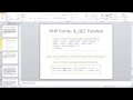 PHP Forms GET Function 2017