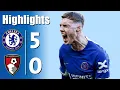 Chelsea vs Bournemouth 5-0 - Semua Gol \u0026 Cuplikan - 2025
