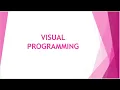 Lesson 5 visual programming applications Grade 9 Pre-Technical Studies
