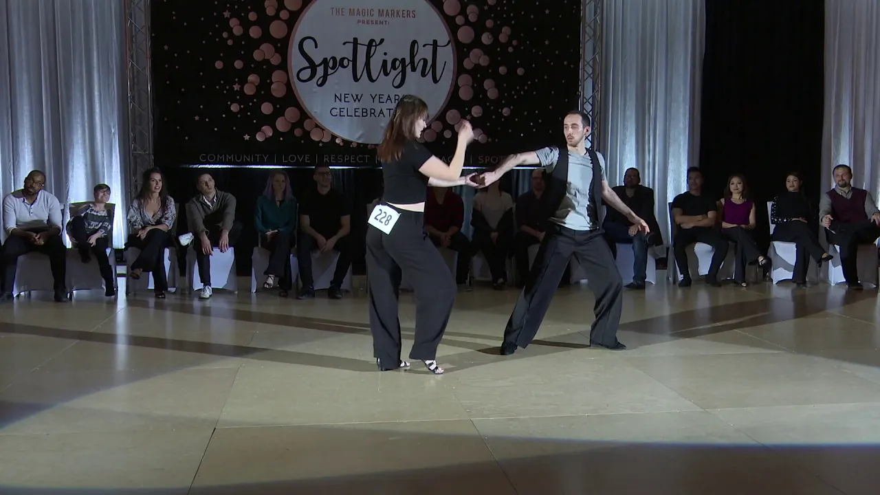 Spotlight New Years 2018 2019 Advanced Jack & Jill Brad Gallow & Elizabeth Lloyd