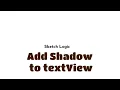 Add Shadow to textView