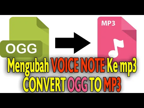 Download MP3 Cara merubah file ogg ke mp3 gratis dan mudah, bisa convert langsung banyak