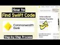 Find Swift Code Commonwealth CommBank s SWIFT code Code for CommBank