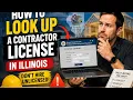 How to look up a contractor license in Illinois