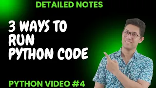 Master Python 3 Ways to Run Python Code Locally Online Python Tutorial Interactive Mode