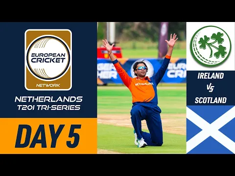 Download MP3 🔴 ECN Netherlands T20I Tri-Series, May 2024 | Day 5 | Ireland vs Scotland | 23 May 2024