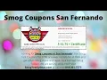 Looking for Smog Coupons in San Fernando