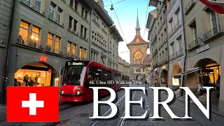 Bern Switzerland Autumn Walking Tour of the Capital City in 4K Ultra 60fps