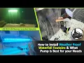 Download Lagu MY LED Waterfall Spillway Water Fountain Setup - Water Feature for Pond, Swimming Pools