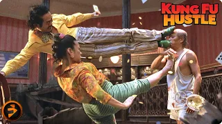 kung fu hustle the landlady and the landlord vs the beast stephen chow epic movie