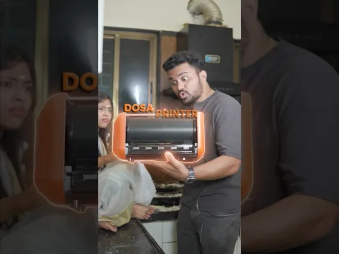 Video Thumbnail: Desi Anni ke liye Dosa Printer!