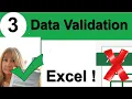 Master Excel Data Validation 3 Tricks You need to Know