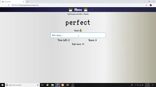 Typing Game In JavaScript With Source Code Source Code Projects