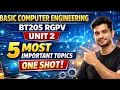 Basic Computer Engineering Unit 2 Most Important Questions One Shot