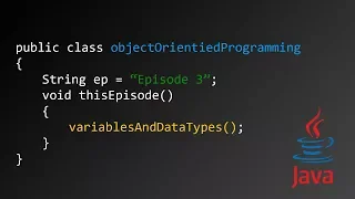 OOP with Java EP3 Variables And Data Types