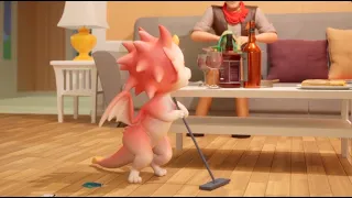 Nino the Pink Dragon |never been loved#pinkdragon #baby #childhood #pet #family #familylove