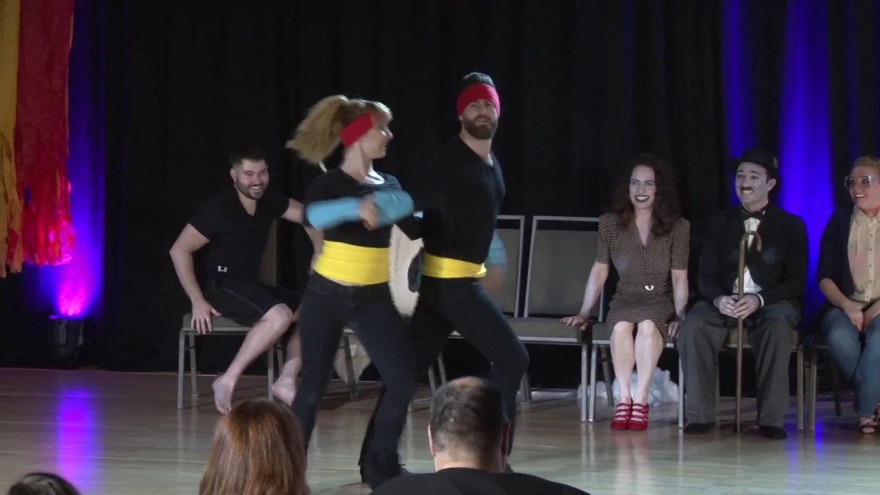 Halloween Swingthing 2018 Ryan Crutcher and Mia Primavera- Champs Scary Strictly - Bop It! 4th Place
