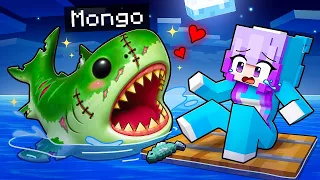 I Pretended to be BABY ZOMBIE SHARK on a One RAFT!