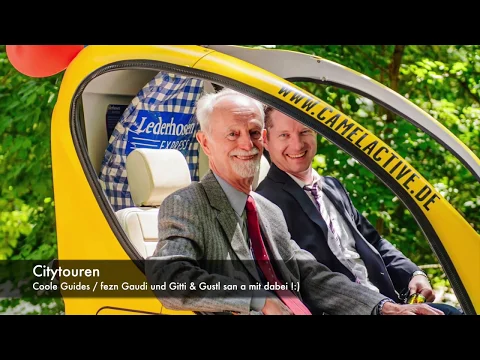 Rikscha fahren mit dem Lederhosen-Express in München - woas für a Gaudi!