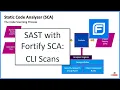 SAST with Fortify SCA Scanning on The Command Line or a Script