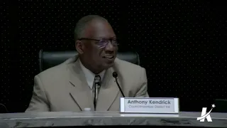 Councilman Anthony Kendrick says Councilwoman Mellisa Brown is actually correct