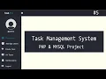 Employee Task Management System using PHP and MySQL Part 5