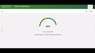 Python Essentials 1 Final Test Latest Solution Question Answer Cisco Skills for all