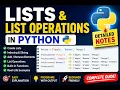 Python Lists List Operations Complete Tutorial Internstudio AI Launchpad Marathi