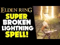 Elden Ring How to get a SUPER POWERED LIGHTNING SPELL Lightning Strike Incantation