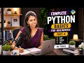 Complete Python Basics for Beginners Part-4 Master Python Lists Tuples Sets