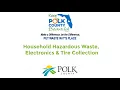 Keep Polk County Beautiful Disposal Event