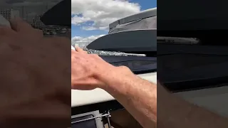 ‘There’s two 400 litre tanks that can be fed just from the rainwater’ #luxuryyachtlife #sustainable