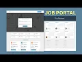How To Make A Responsive Job Portal Website Design Using JS From Scratch