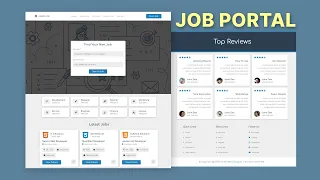 How To Make A Responsive Job Portal Website Design Using JS From Scratch