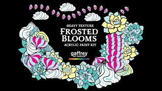 Frosted Blooms Kit-Painting Course by Justin Gaffrey