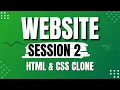 Website Clone Series HTML CSS Complete Course Session 2