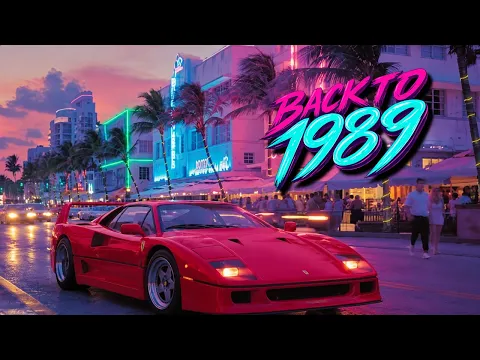 Back to 1989 | Miami Sunset Cruise (1 Hour Synthwave Mix)