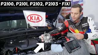 KIA CODE P2100 P2101 P2102 P2103 ENGINE LIGHT KIA SORENTO SPORTAGE FORTE RIO SOUL OPTIMA