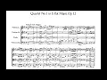 Mendelssohn, String Quartet  1, op. 12 - Video Score - Cherubini Quartett